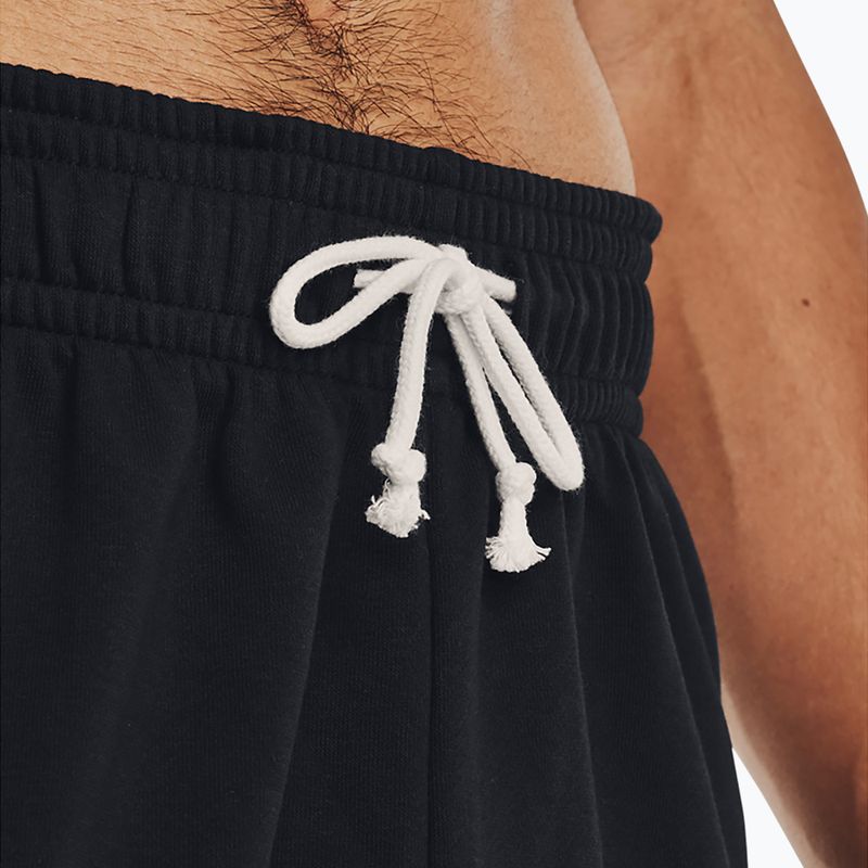 Shorts Herren Under Armour Rival Terry 6in black/onyx white 4