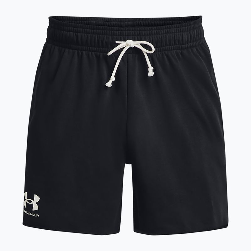 Shorts Herren Under Armour Rival Terry 6in black/onyx white 5