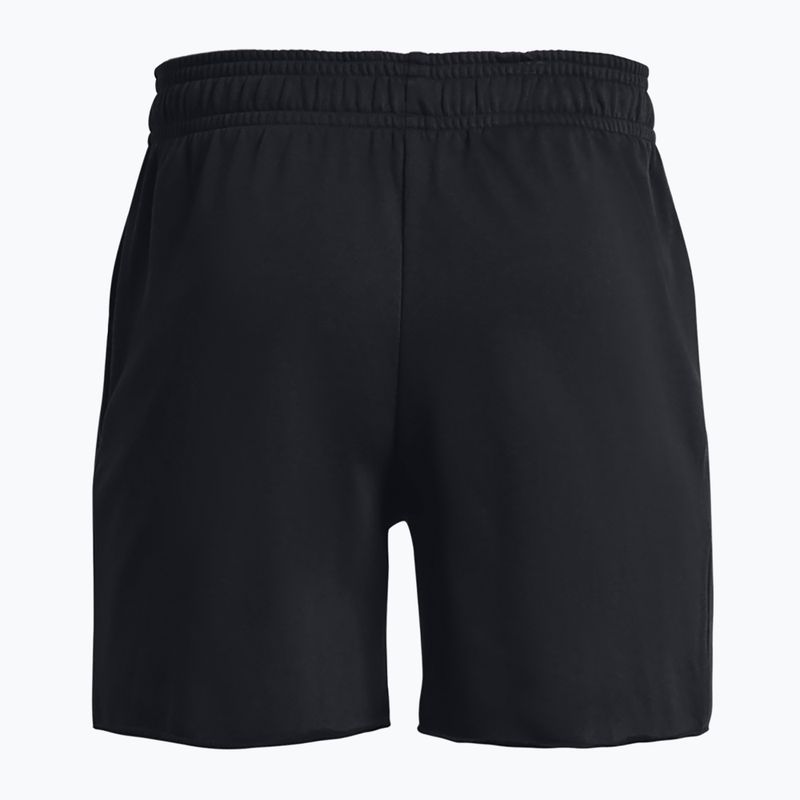 Shorts Herren Under Armour Rival Terry 6in black/onyx white 6