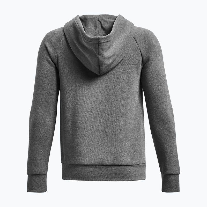 Kinder-Sweatshirt Under Armour Rival Fleece FZ Hoodie grey 2