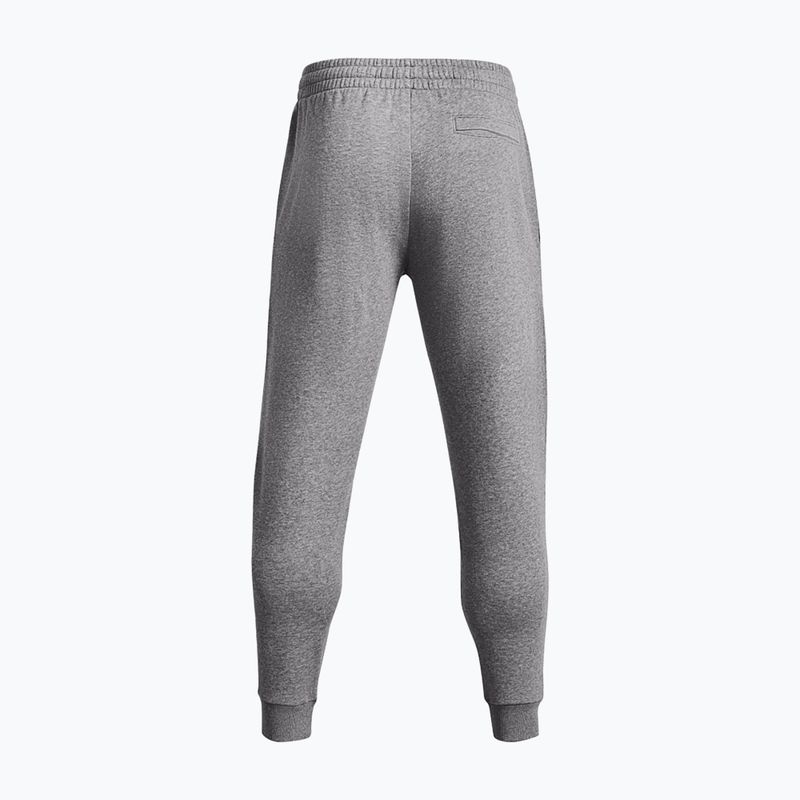 Under Armour Herren Rival Fleece Jogger Castlerock helles Heidekraut/weiße Trainingshose 4