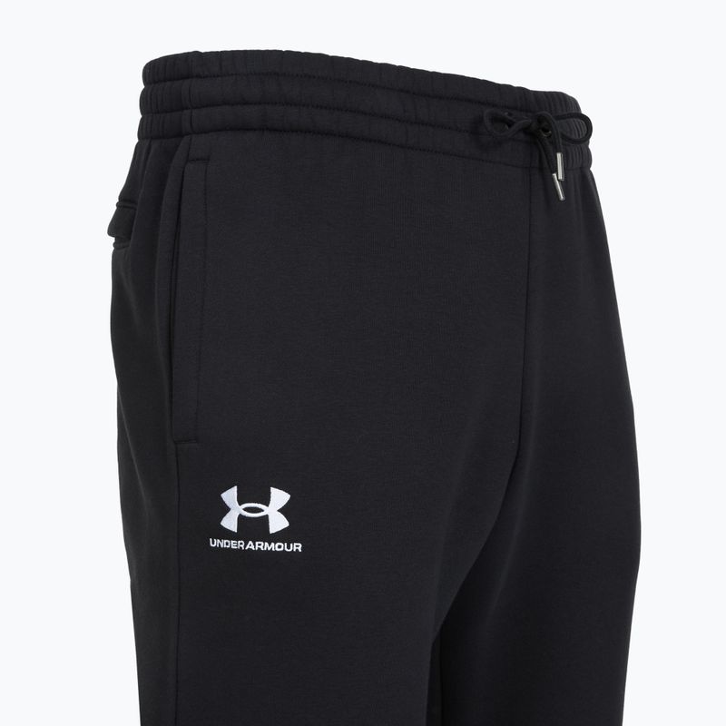 Herrenhose Under Armour Icon Fleece Pant black/white 3