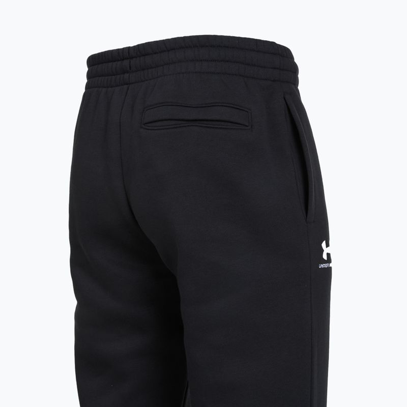 Herrenhose Under Armour Icon Fleece Pant black/white 4