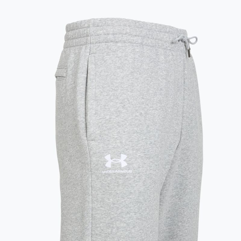Herrenhose Under Armour Icon Fleece Pant mod gray full heather/white 3