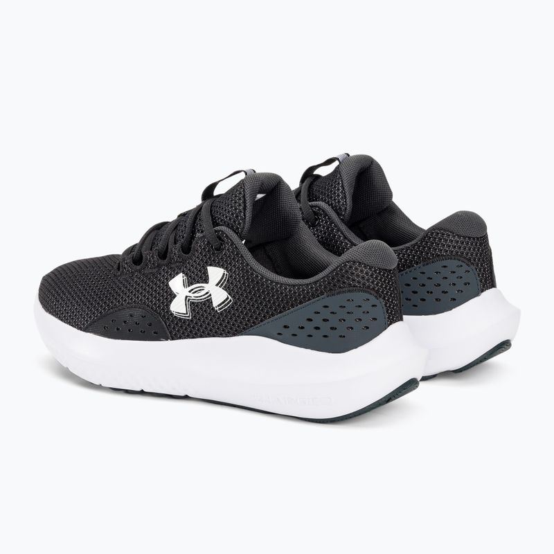 Under Armour Charged Surge 4 schwarz/anthrazit/weißv Herren Laufschuhe 3