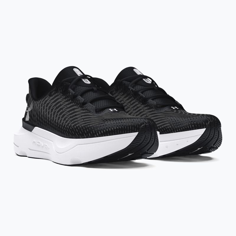 Under Armour Infinite Pro Herren Laufschuhe schwarz/castlerock/weiß 8