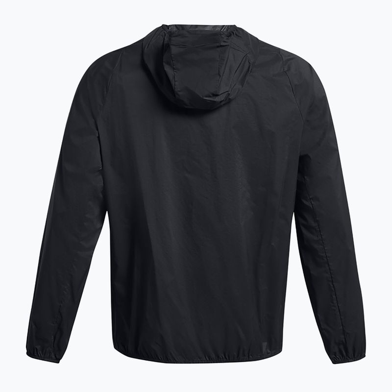 Under Armour Launch Lightweight schwarz/schwarz/weiß Herren Laufjacke 2