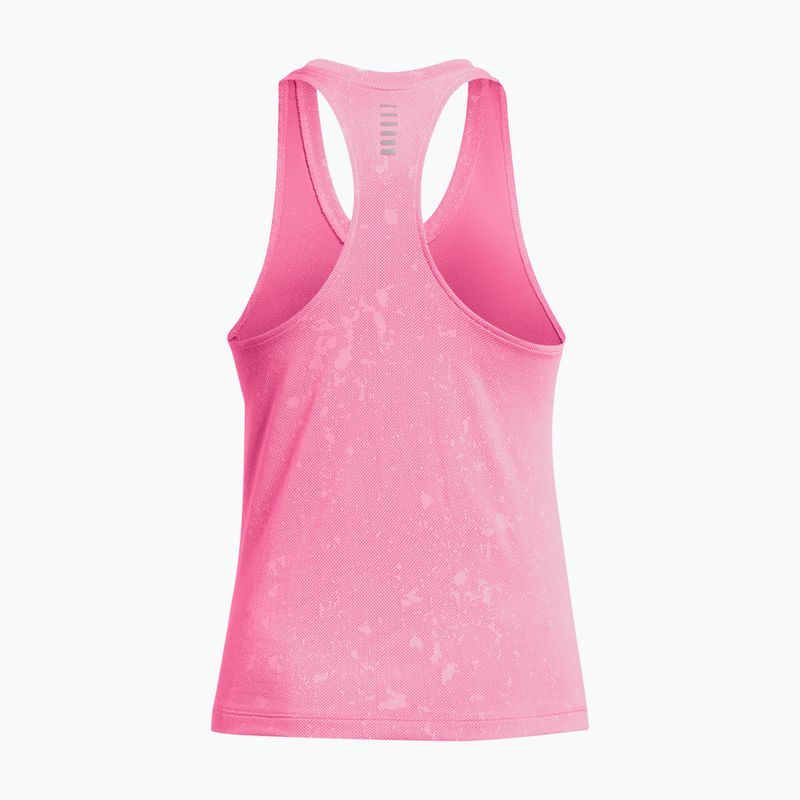 Frauen unter Armour Streaker Splatter Singlet fluo rosa/reflektierende laufen Tank-Top