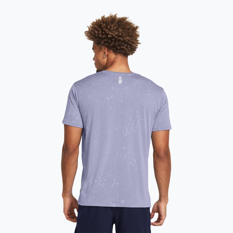 Herren Under Armour Streaker Splatter Laufshirt celeste/starlight/reflective 2