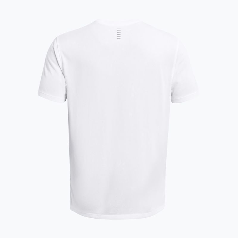 Herren Under Armour Streaker Splatter Laufshirt weiß/weiß/reflektierend 5