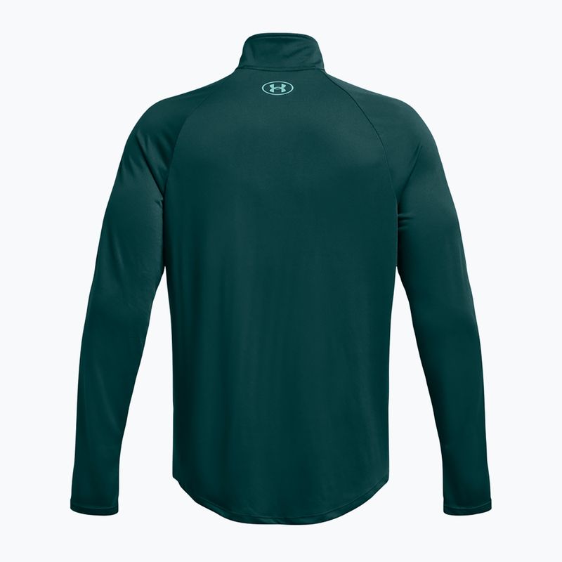 Herren Under Armour Tech 2.0 1/2 Zip hydro teal/radial türkis Sweatshirt 4