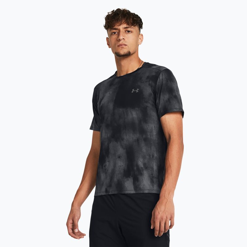 Under Armour Laser Wash Herren Lauftank Top schwarz/Castlerock/reflektierend