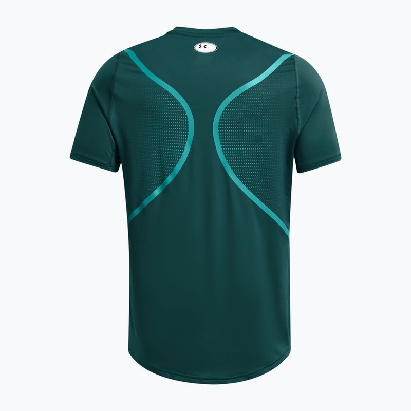 Under Armour Herren Trainings-T-Shirt HG Armour FTD Grafik hydro teal/circuit teal