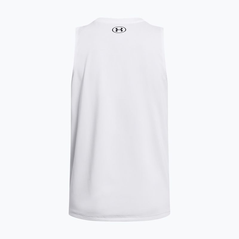 Damen-Trainingsshirt Under Armour Tech Tank Solid white/black 2