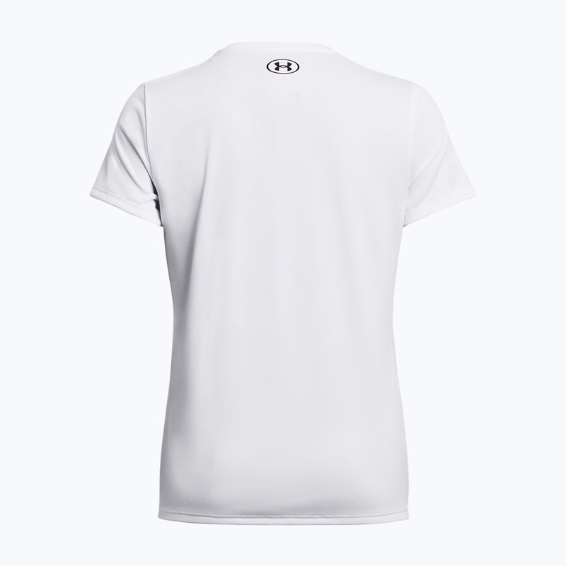 Damen-Trainingsshirt Under Armour Tech SSV Solid white/black 2