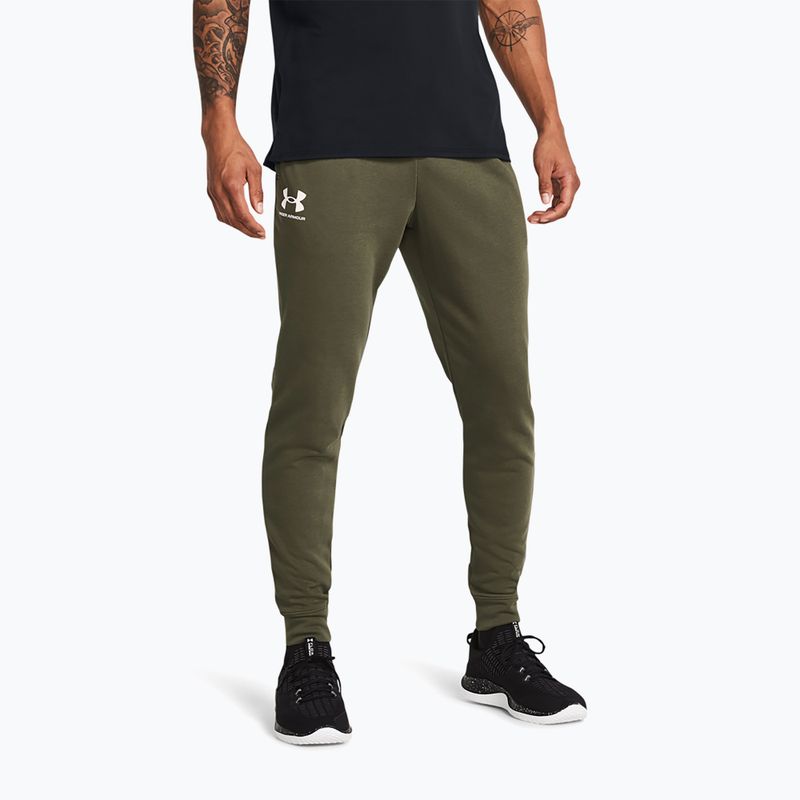Hose Herren Under Armour Rival Terry Jogger marine od green/onyx white