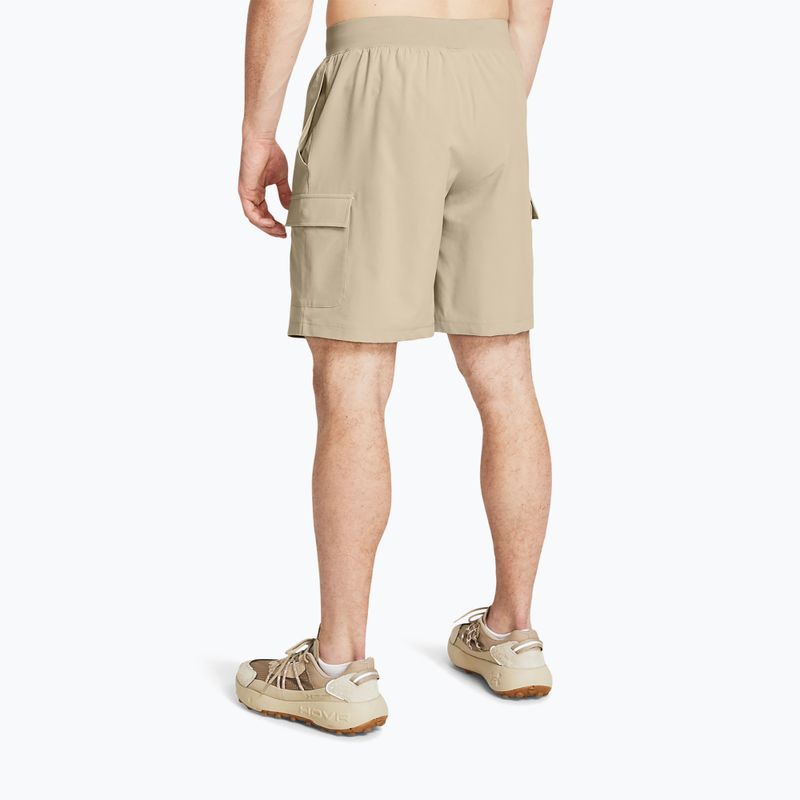 Under Armour Stretch Woven Cargo Herren Trainingsshorts khaki base/schwarz 3