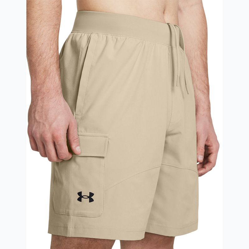 Under Armour Stretch Woven Cargo Herren Trainingsshorts khaki base/schwarz 4