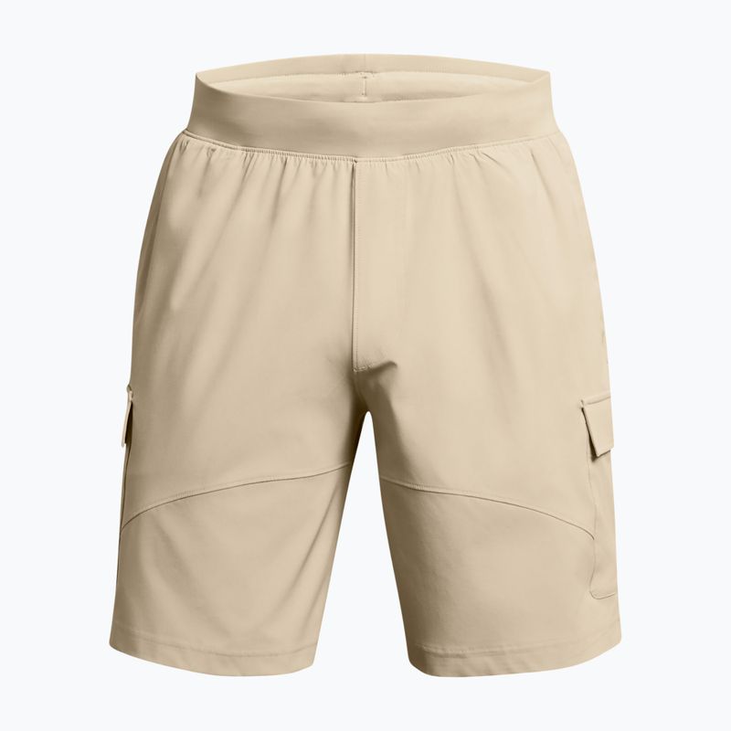 Under Armour Stretch Woven Cargo Herren Trainingsshorts khaki base/schwarz 5