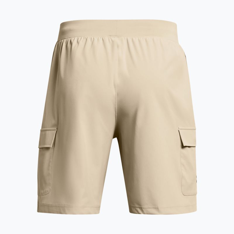 Under Armour Stretch Woven Cargo Herren Trainingsshorts khaki base/schwarz 6