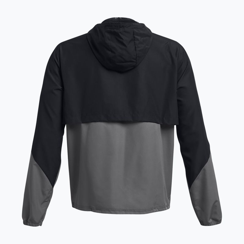 Trainings Jacke Herren Under Armour Legacy Windbreaker black/castlerock/castlerock 5