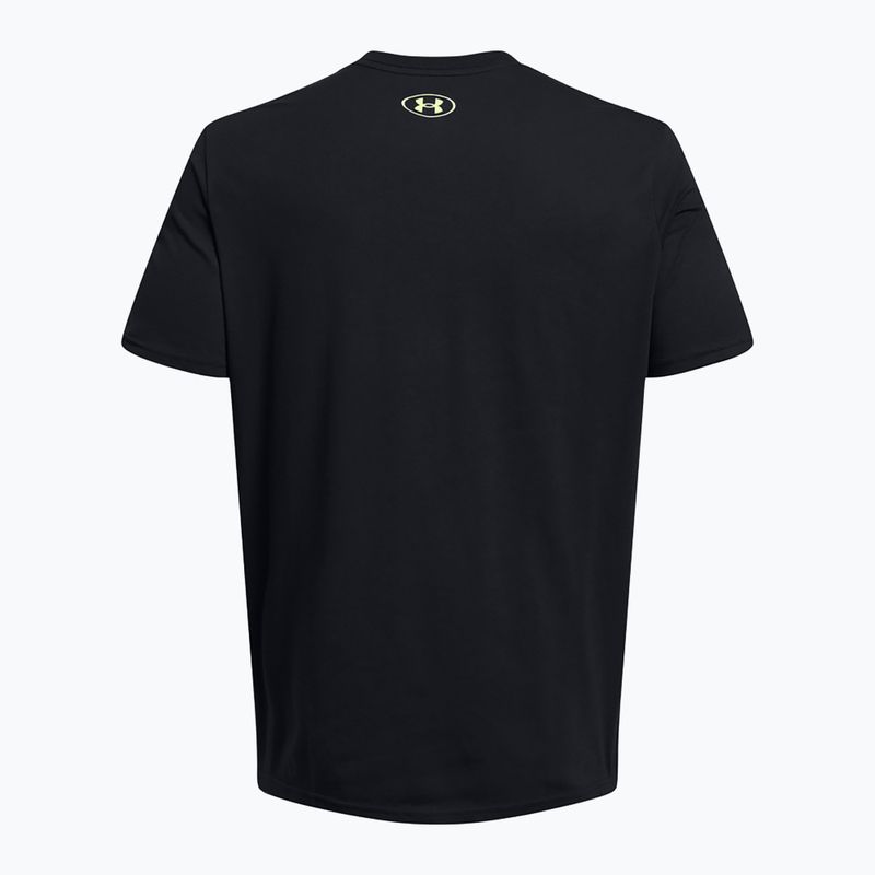 Herren Under Armour Boxed Sportstyle T-Shirt schwarz/hoch visuell gelb