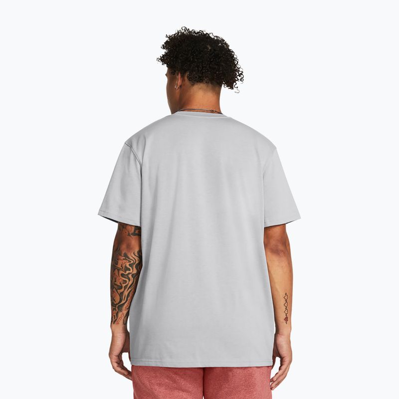 Herren T-Shirt Under Armour HW Armour Label Mod Gray/Medium Heather/Black 2