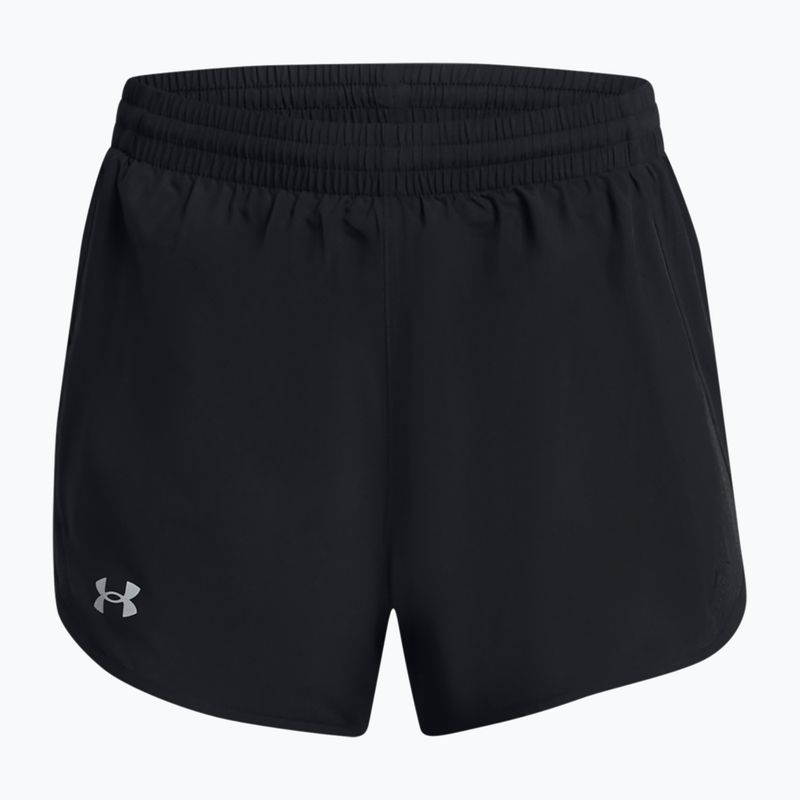 Under Armour Fly By 2in1 Damen Laufshorts schwarz/schwarz/reflektierend 5