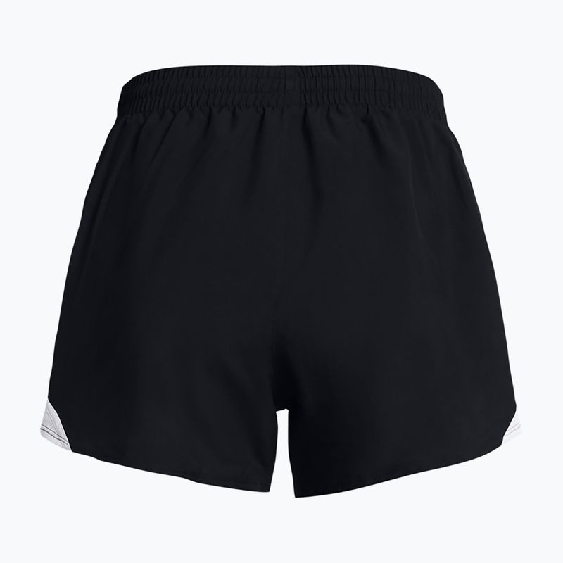 Under Armour Fly By 3" Damen Laufshorts schwarz / weiß / reflektierend 6