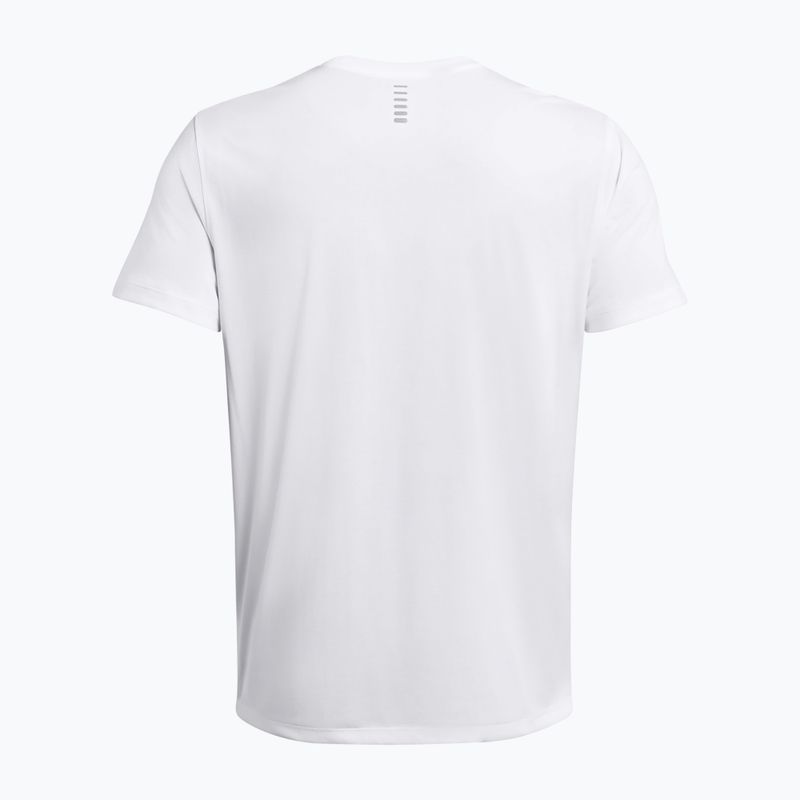 Herren Under Armour Streaker weiß/reflektierendes Laufshirt 5