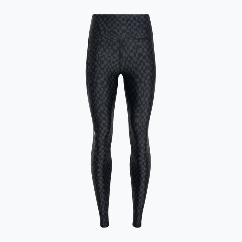 Damen Leggings Under Armour Armour Aop Ankle Compression schwarz/anthrazit/weiß 5