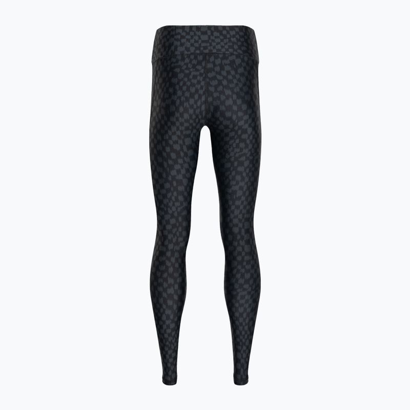 Damen Leggings Under Armour Armour Aop Ankle Compression schwarz/anthrazit/weiß 6