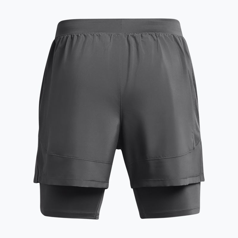 Laufshorts Herren Under Armour Launch 5" 2in1 castlerock/castlerock/reflective 6