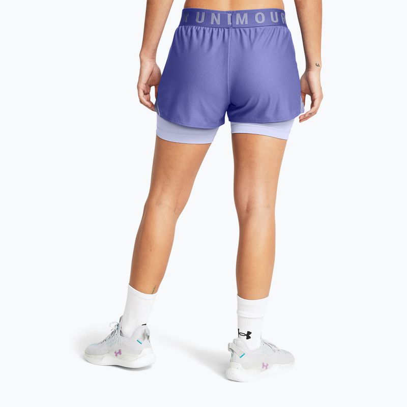 Under Armour Play Up 2-In-1 starlight/celeste/celeste Damen Trainingsshorts 3