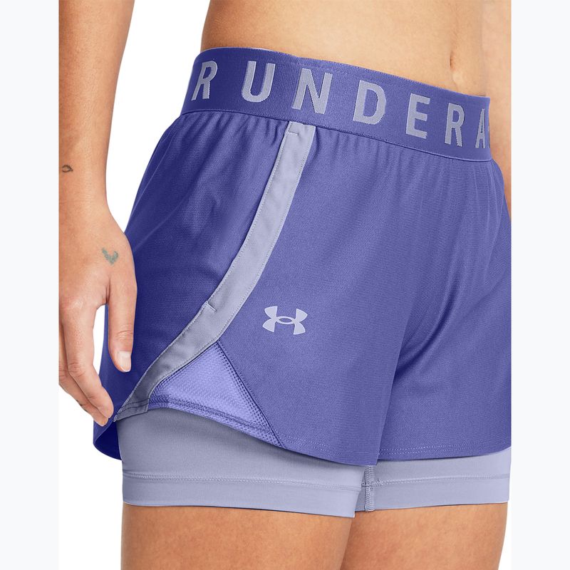Under Armour Play Up 2-In-1 starlight/celeste/celeste Damen Trainingsshorts 4