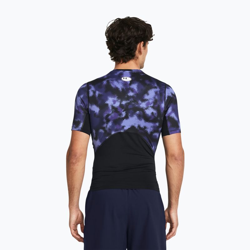 Herren Under Armour HG Armour Printed starlight/weißes Trainings-T-Shirt 2