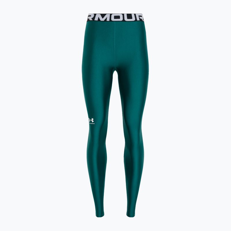 Under Armour Damen Leggings HG Authentics hydro teal/weiß 5