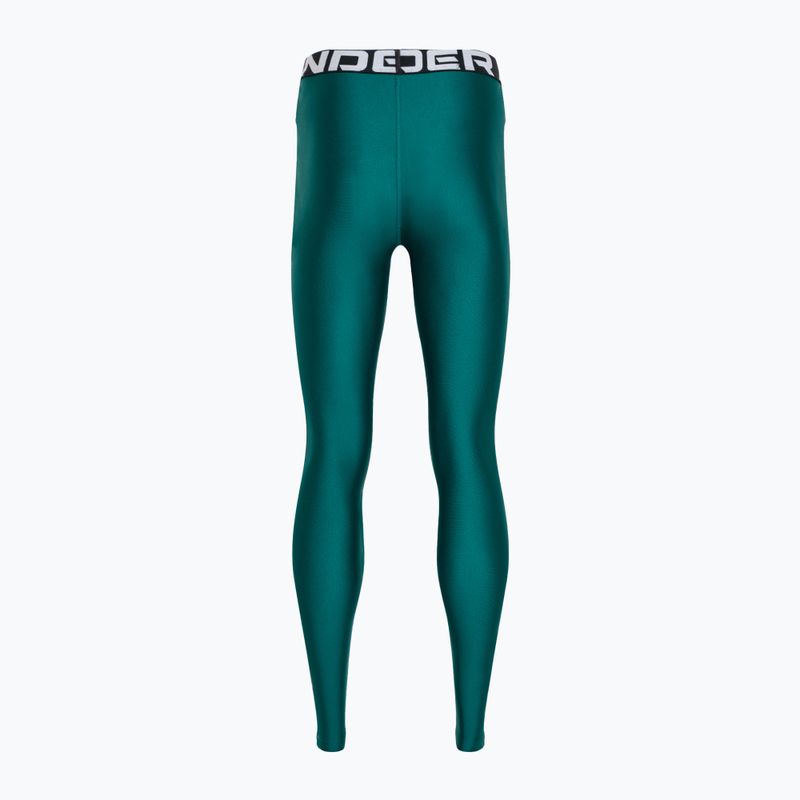 Under Armour Damen Leggings HG Authentics hydro teal/weiß 6