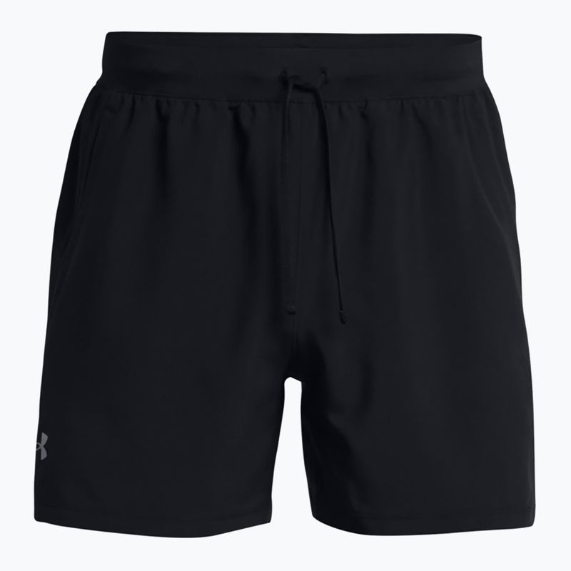 Lauf Shorts Herren Under Armour Lanch 5" Unlined black / black / reflective 6