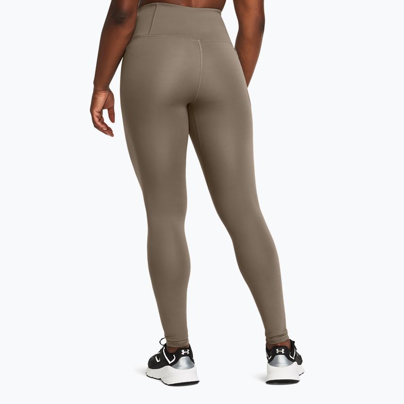 Under Armour Motion taupe dusk/schwarz Damen Leggings 3