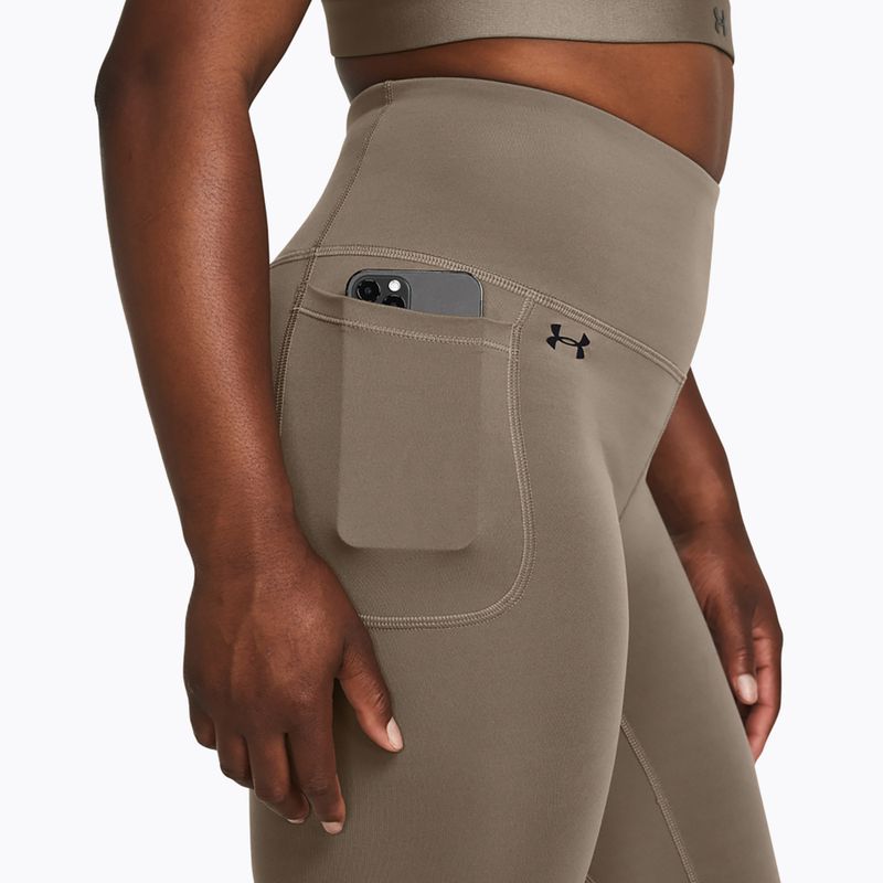 Under Armour Motion taupe dusk/schwarz Damen Leggings 4