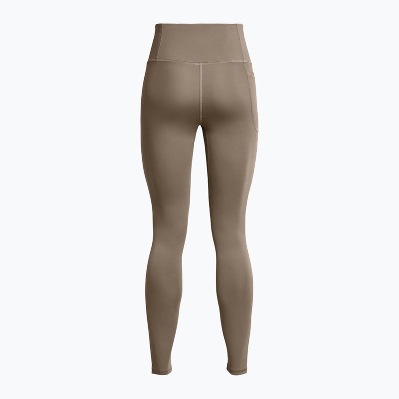 Under Armour Motion taupe dusk/schwarz Damen Leggings 6