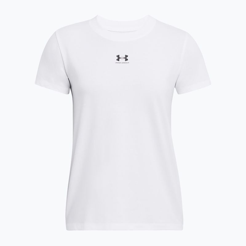 Under Armour Rival Core hydro weiß/schwarz Damen T-Shirt