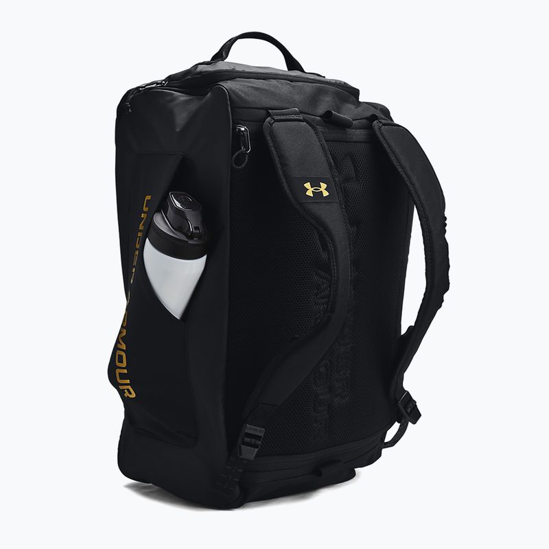 Under Armour Contain Duo 50 l Trainingstasche schwarz/metallic gold 3