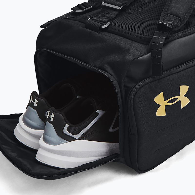 Under Armour Contain Duo 50 l Trainingstasche schwarz/metallic gold 5