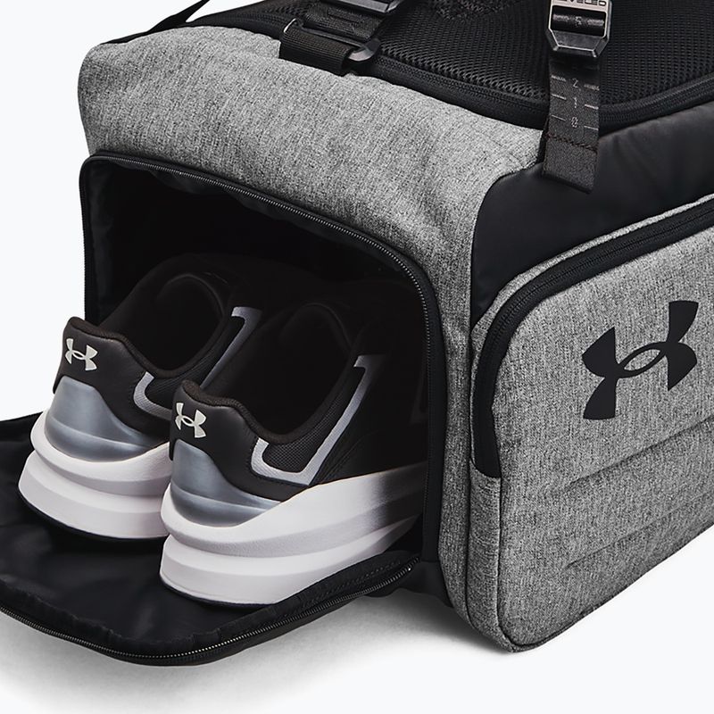 Under Armour Contain Duo 50 l castlerock mittel heather/schwarz Trainingstasche 5