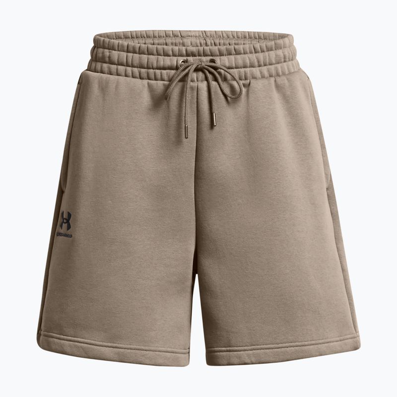 Under Armour Damen Shorts Essl Flc Relax BF taupe dusk/schwarz