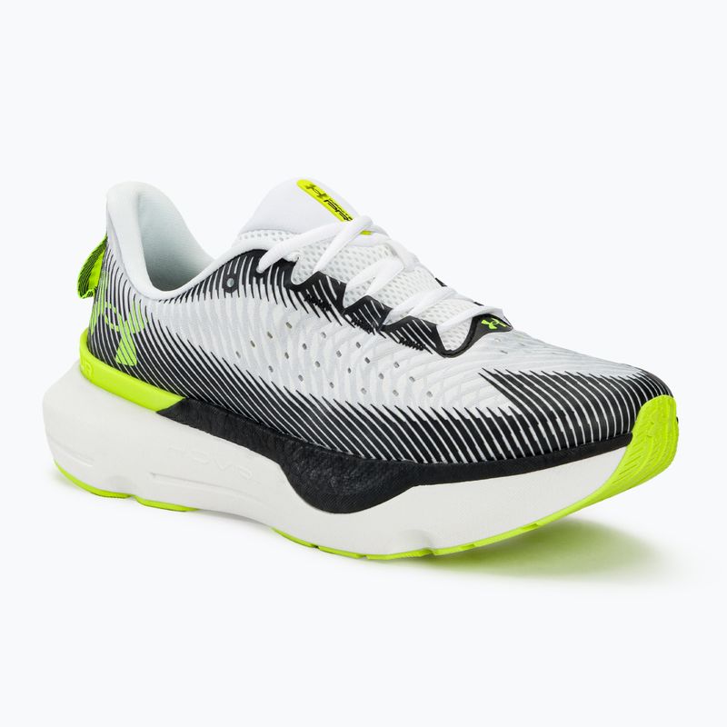 Under Armour Infinite Pro Herren Laufschuhe weiß/schwarz/high vis gelb