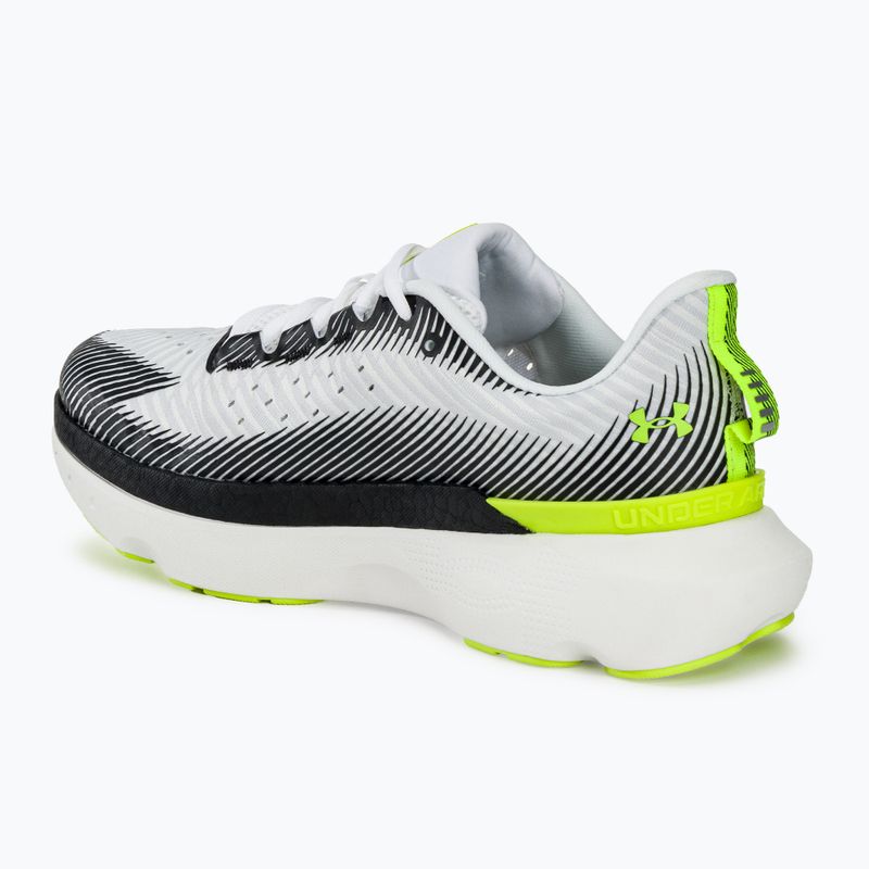 Under Armour Infinite Pro Herren Laufschuhe weiß/schwarz/high vis gelb 3