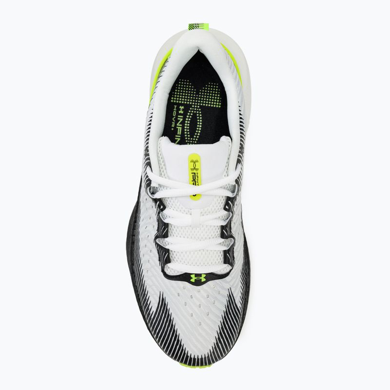 Under Armour Infinite Pro Herren Laufschuhe weiß/schwarz/high vis gelb 5